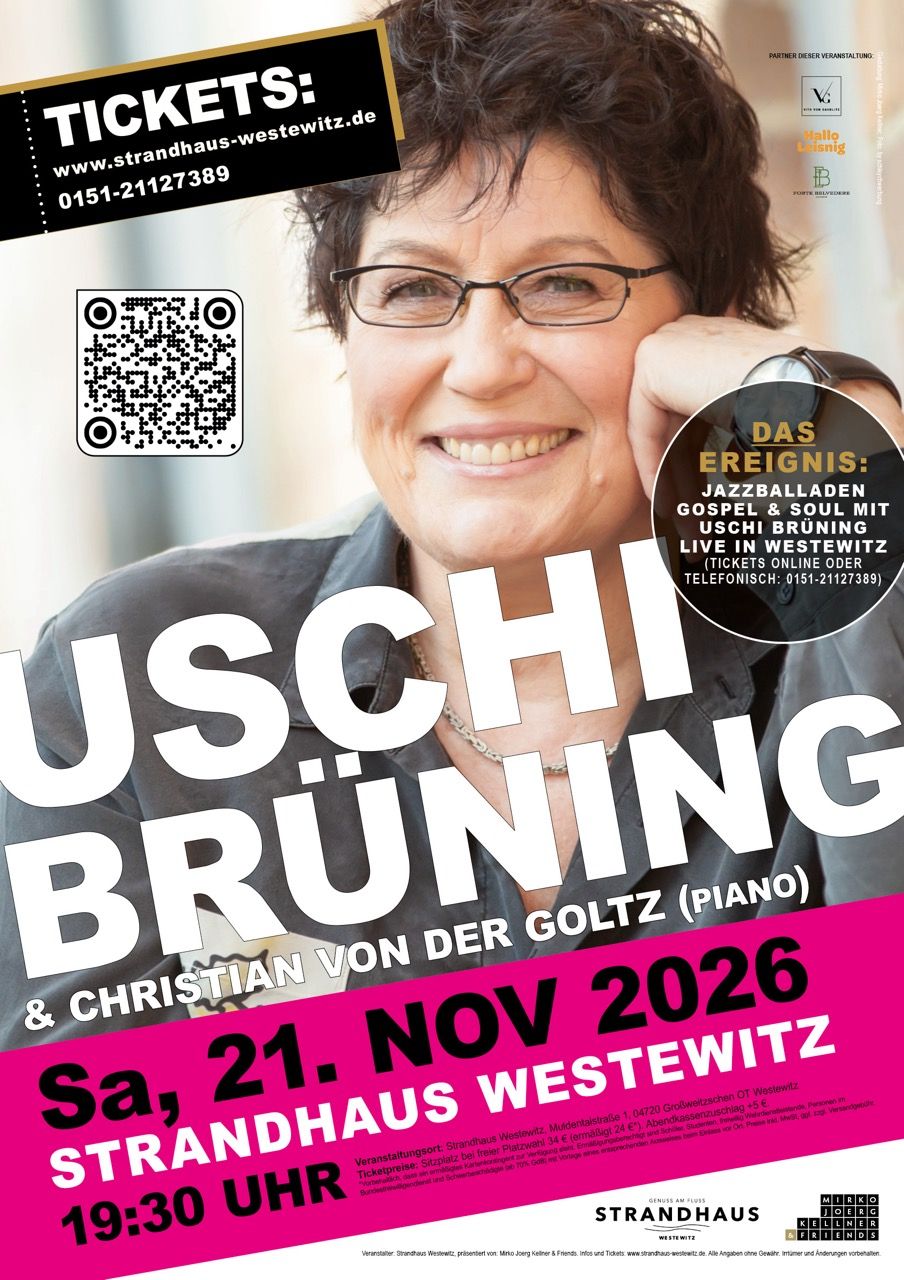 Uschi Brüning | Jazzballaden, Gospel &amp; Soul | Konzert-Ticket