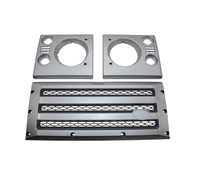 Land Rover Defender XS Enhancements Headlamp Surround & Grille Silver - DA1969
