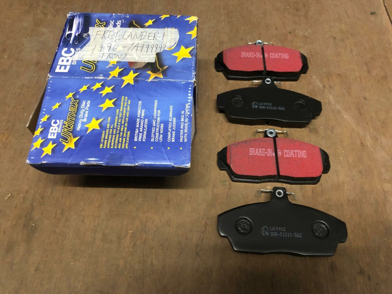 Land Rover Freelander 1 1.8 2.0 Up to 2000 EBC Front Brake Pads - SFP100360