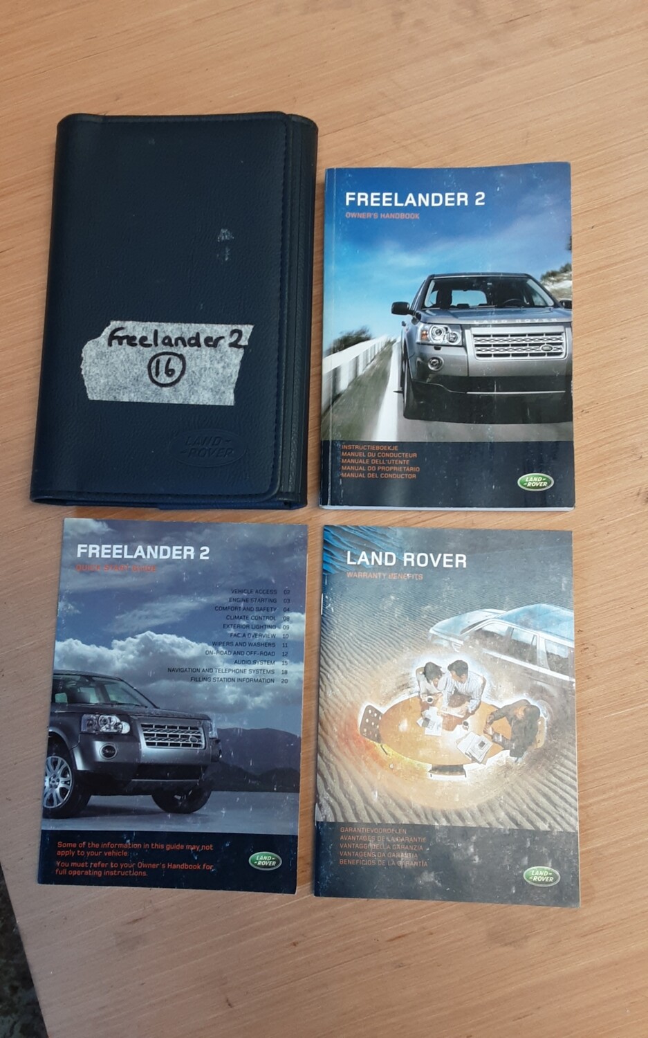 LANDROVER FREELANDER 2 OWNERS MANUAL HANDBOOK