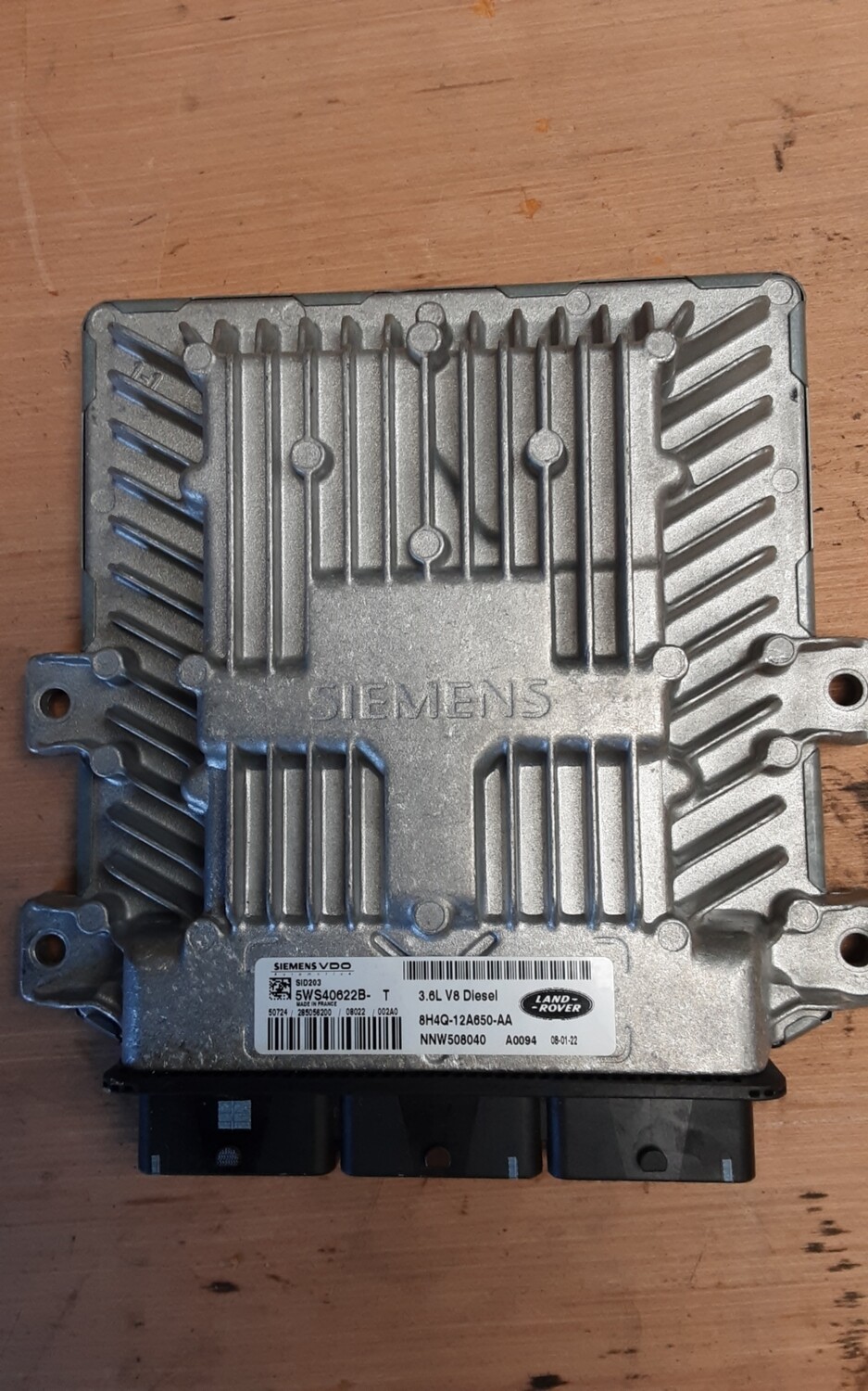 RANGE ROVER SPORT, L322 TDV8 3.6 DIESEL 2008 ENGINE ECU 8H4Q 12A650 AA, NNW508040