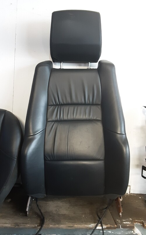 RANGE ROVER SPORT PASSENGER SIDE ELECTRIC SEAT BACK BLACK LEATHER