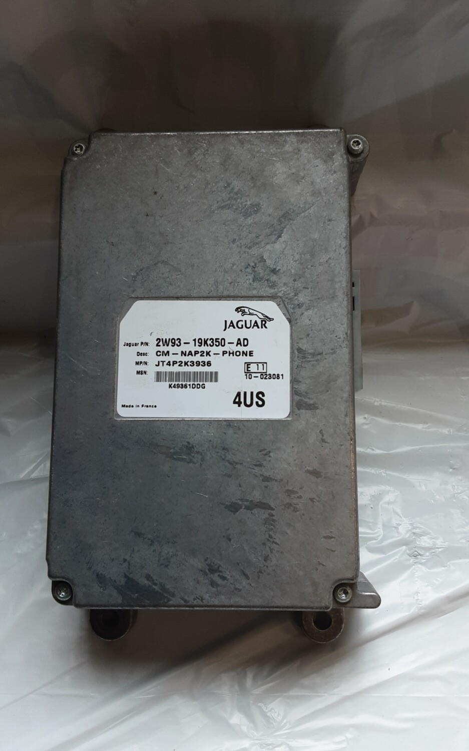 JAGUAR X TYPE 2007 BLUETOOTH MODULE 2W93 19K350 AD