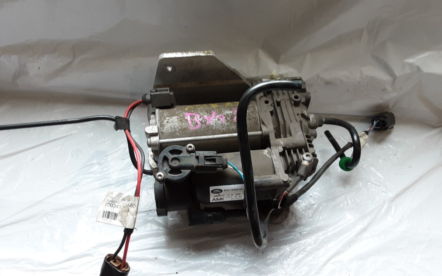 RANGE ROVER SPORT 09-15 DISCOVERY 4 2012 AIR SUSPENSION COMPRESSOR BH32 19G525 DC