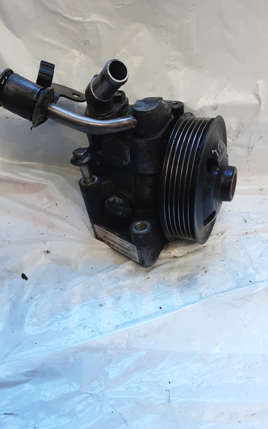 JAGUAR XF 3.0 POWER STEERING PUMP 9X23 3A696 AA