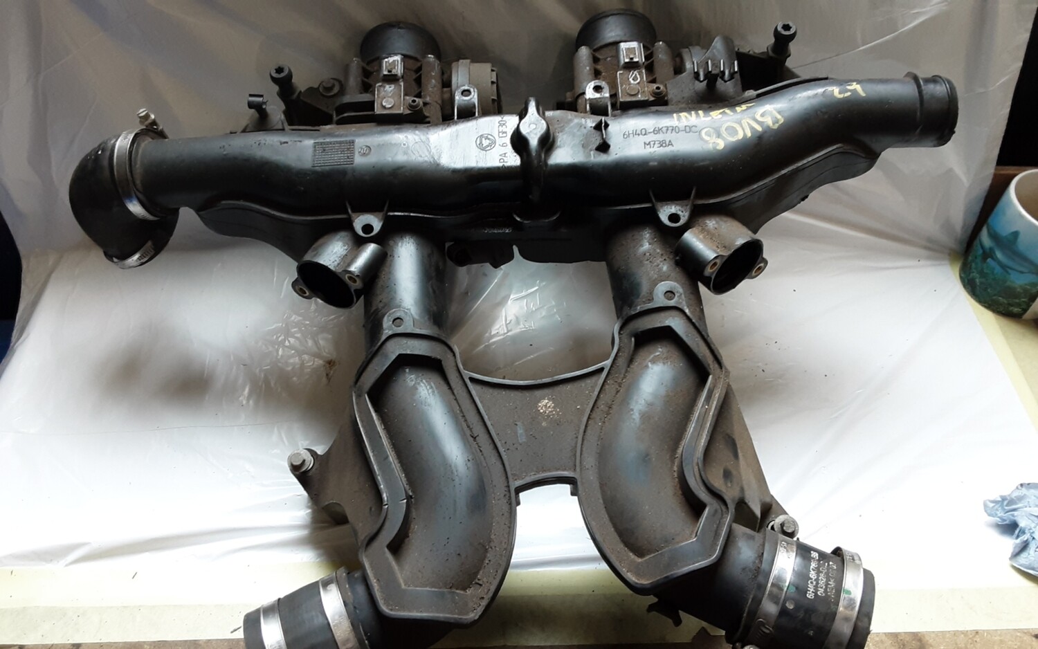 RANGE ROVER SPORT 3.6 TDV8 INLET MANIFOLD 6H4Q 6K770 DC