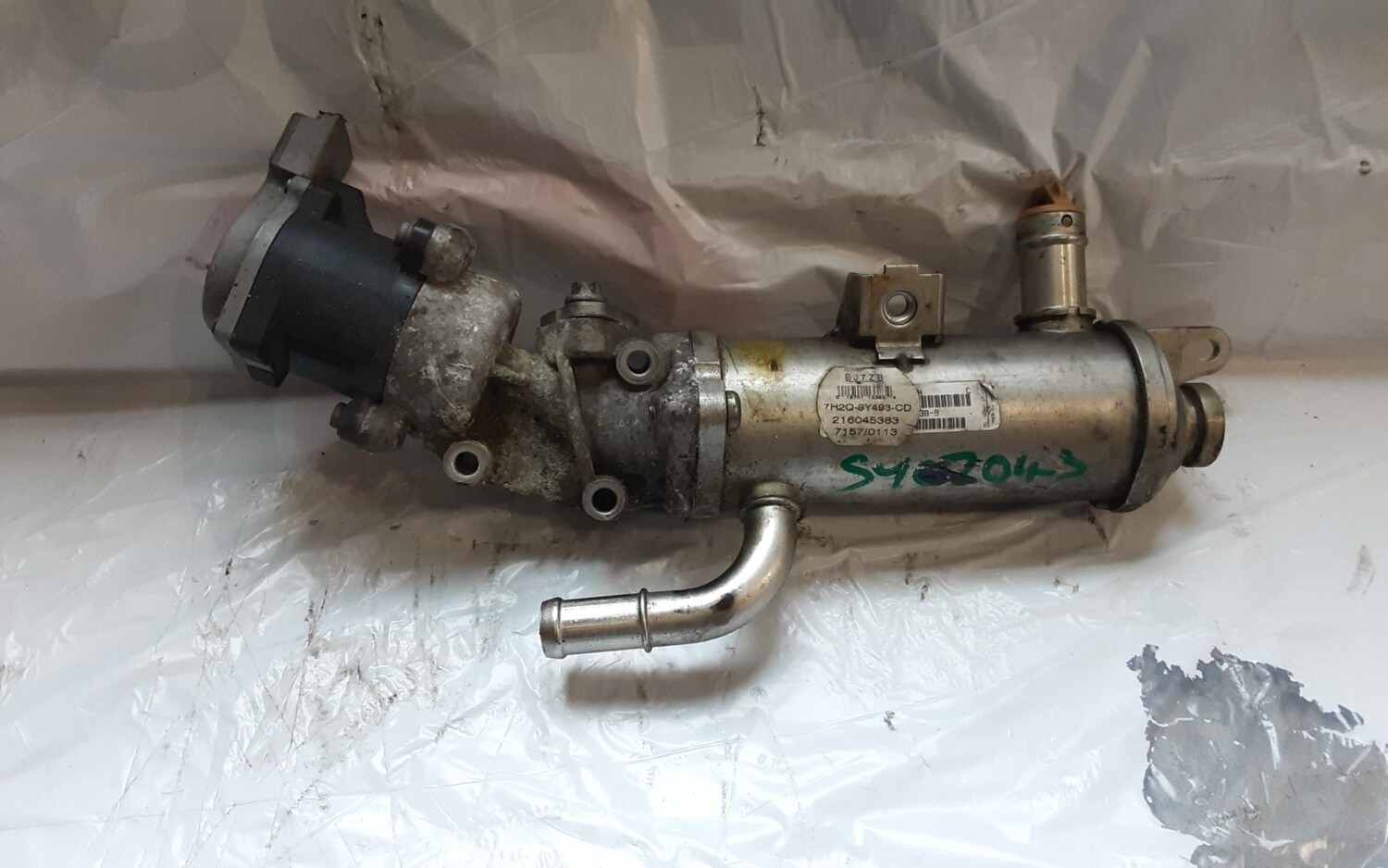 LAND ROVER DISCOVERY 3 2.7 TDV6 LEFT SIDE PASSENGER EGR COOLER 7H2Q 9Y493 CD