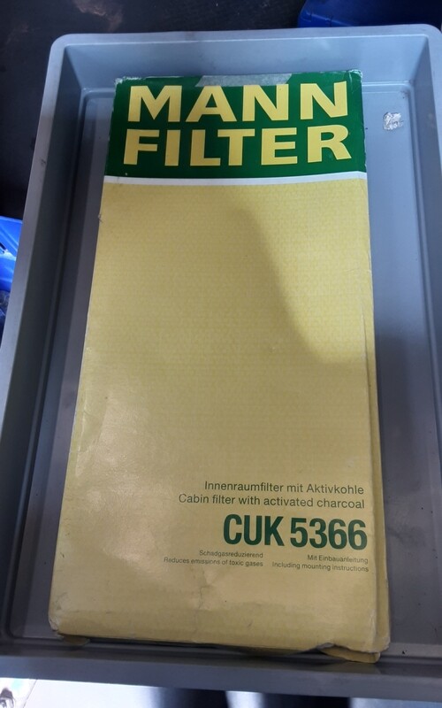 RANGE ROVER MANN CABIN FILTER POLLEN FILTER LR032199