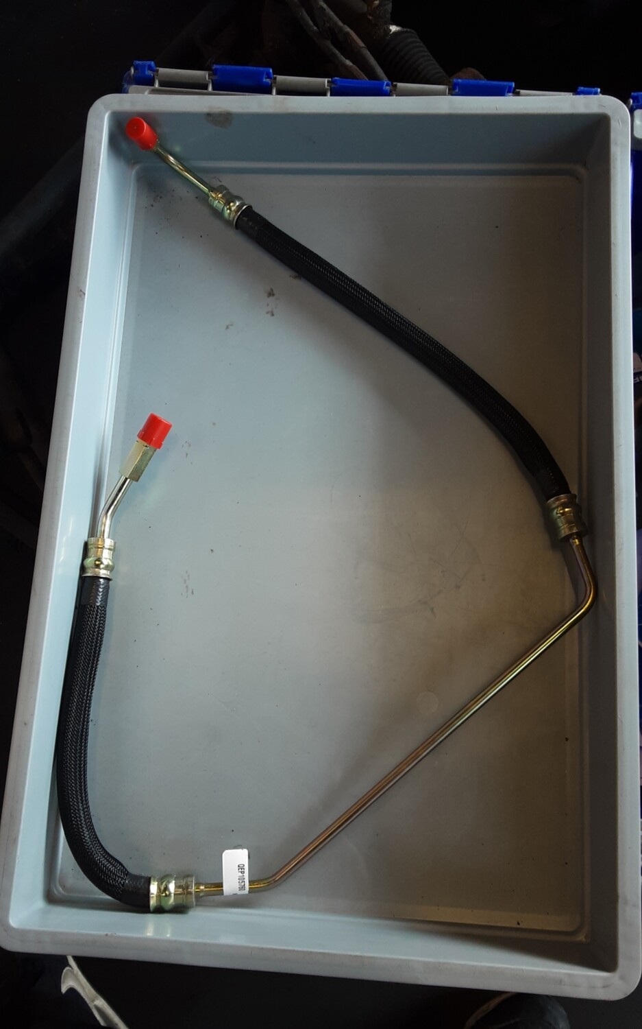 LAND ROVER DEFENDER STEERING BOX TO STEERING PUMP HOSE QEP105760