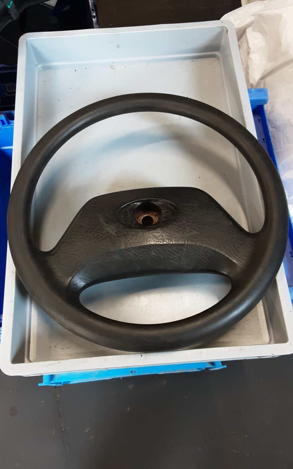 LAND ROVER DEFENDER 90 110 2 SPOKE STEERING WHEEL NTC8847