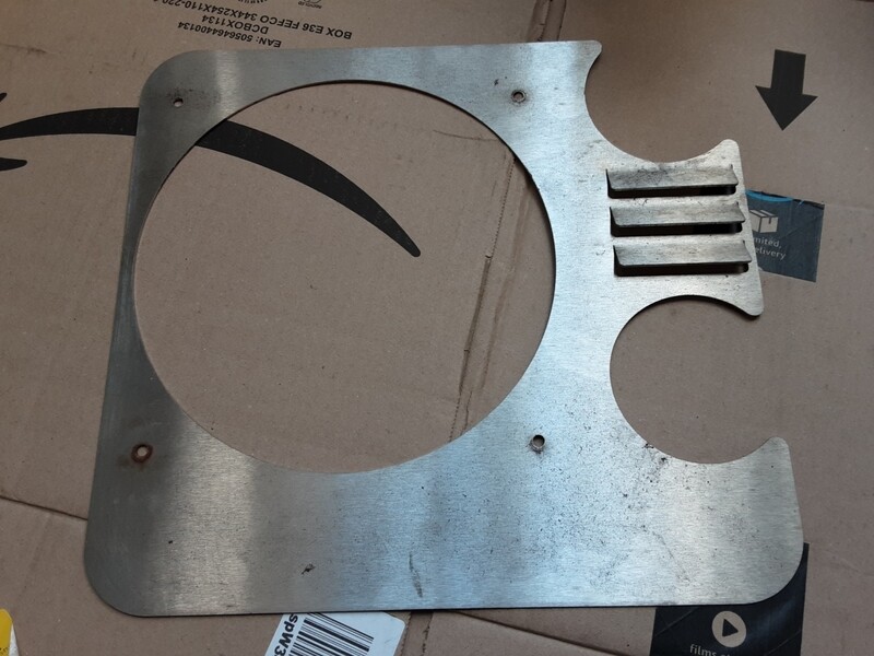 LAND ROVER DEFENDER SERIES SILVER METAL HEADLIGHT TRIM RIM