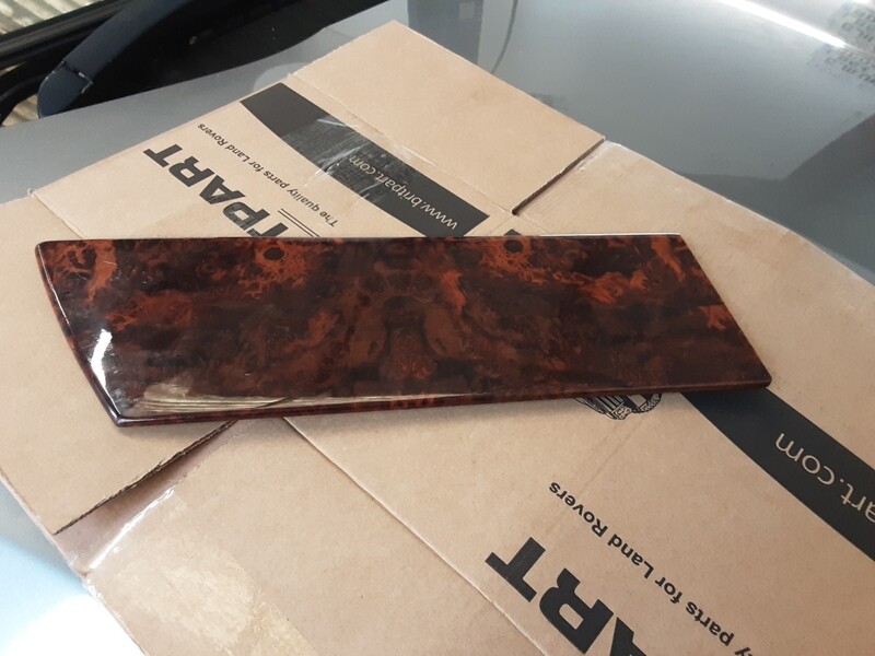 JAGUAR XF PASSENGER SIDE REAR DOOR CARD WALNUT TRIM PANEL 8X23 F05H21 AB