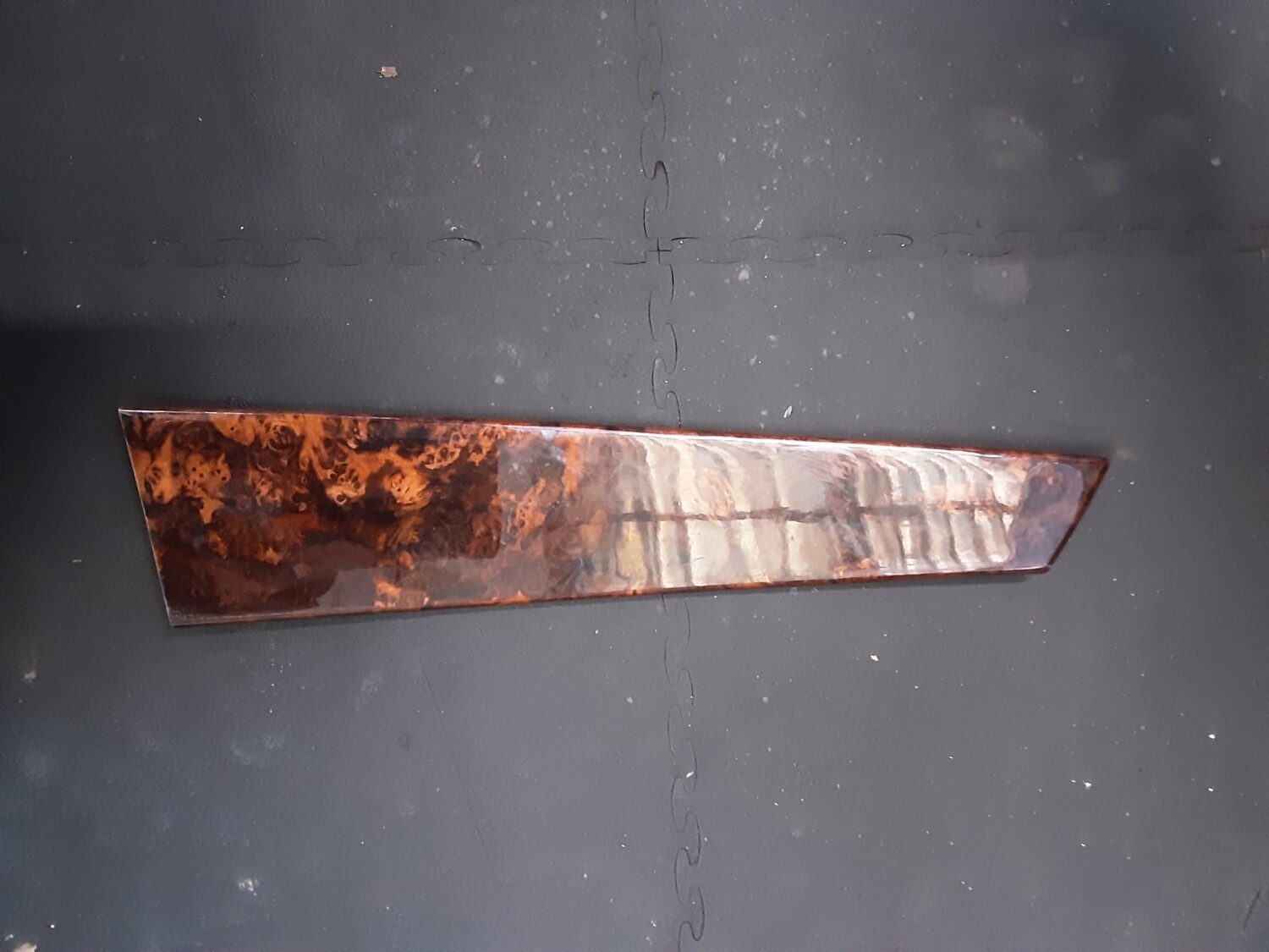 JAGUAR XF FRONT LEFT DOOR PANEL TRIM WOOD 8X23 F05H17 AB