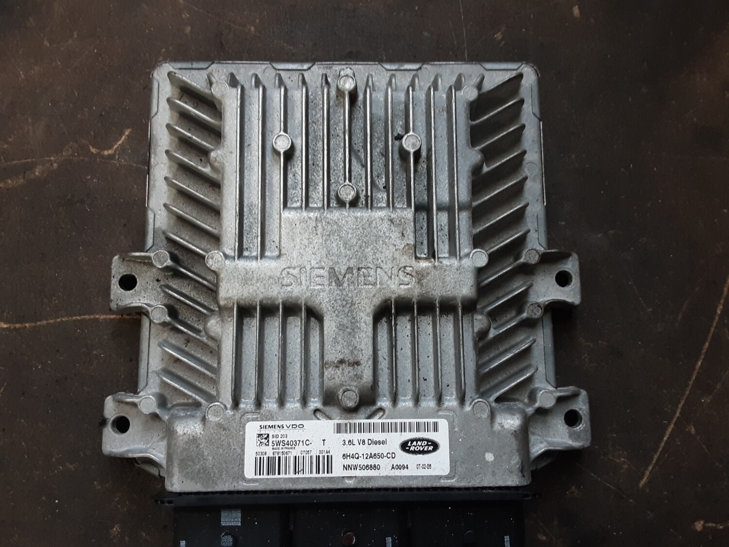 RANGE ROVER L322 3.6 TDV8 ENGINE ECU 6H4Q 1A650 CD
