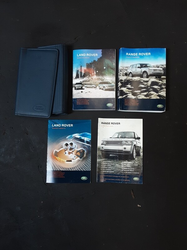 RANGE ROVER OWNERS MANUAL HANDBOOK