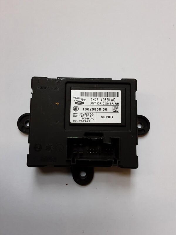 JAGUAR XF DRIVERS PASSENGER REAR DOOR CONTROLL MODULE ECU AH22 14D618 AC