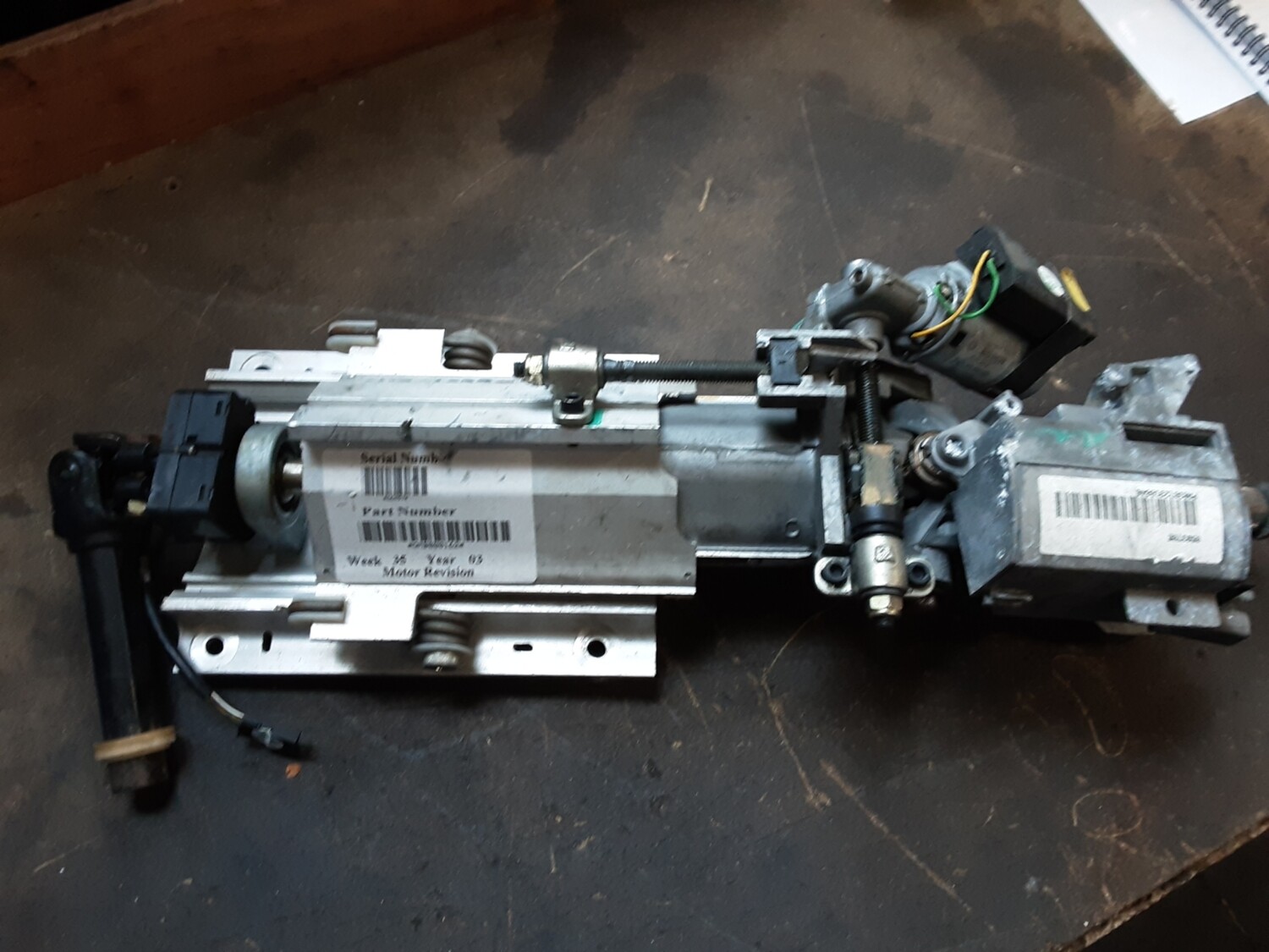 RANGE ROVER L322 ELECTRIC STEERING COLUMN QMB000162