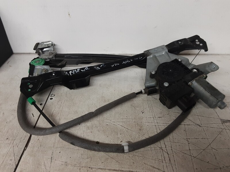 JAGUAR X TYPE NSF FRONT LEFT PASSENGER SIDE WINDOW REGULATOR 991132XXX