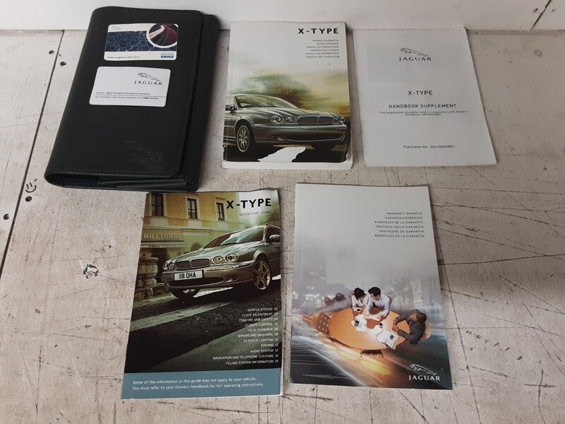 JAGUAR X TYPE 01-07 OWNERS MANUAL HANDBOOK