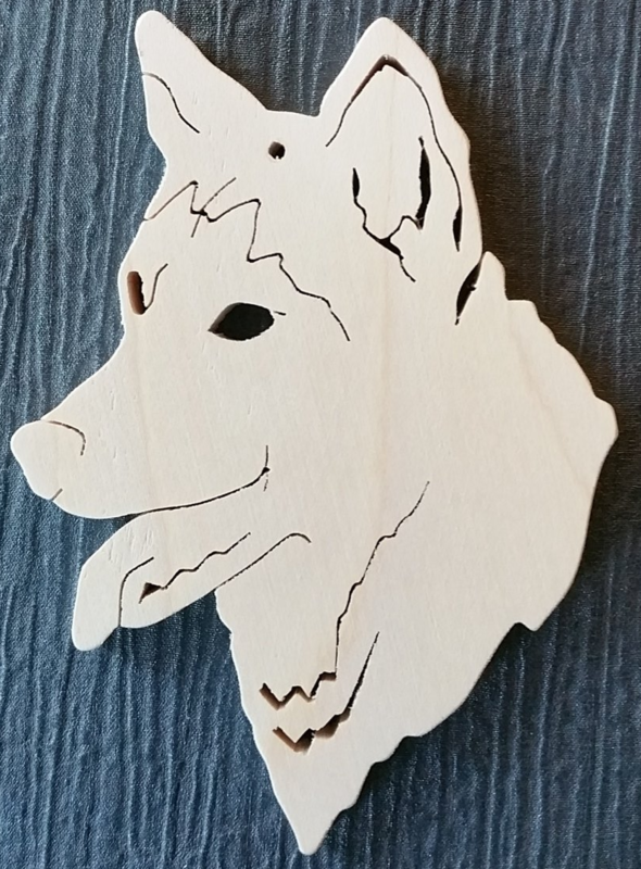 Tête de husky