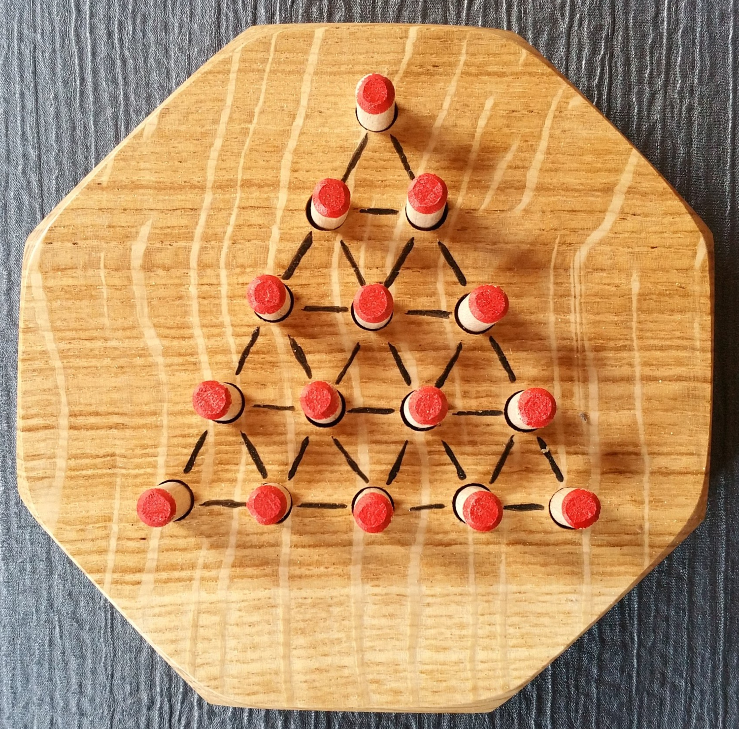 Solitaire triangle