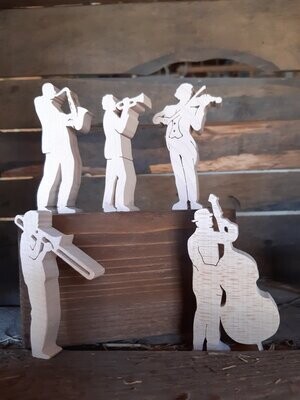 Figurine de collection en bois - Musicien