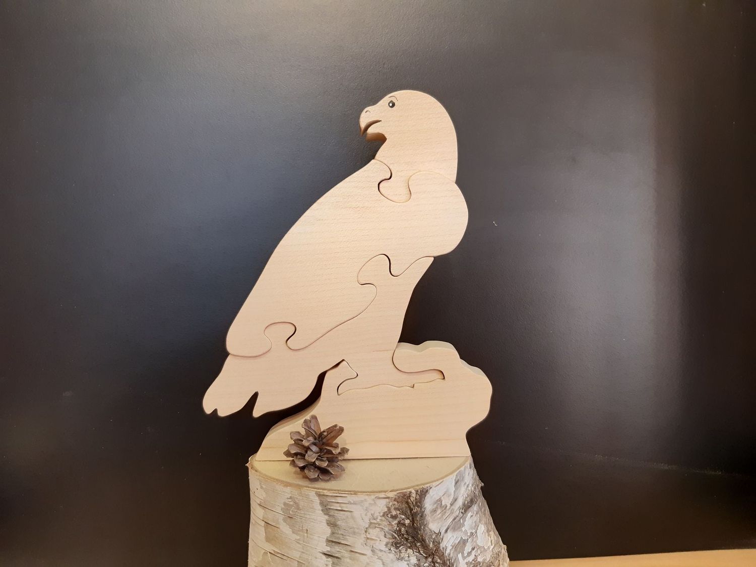 Puzzle aigle - puzzle animal - Puzzle Artisanal en bois