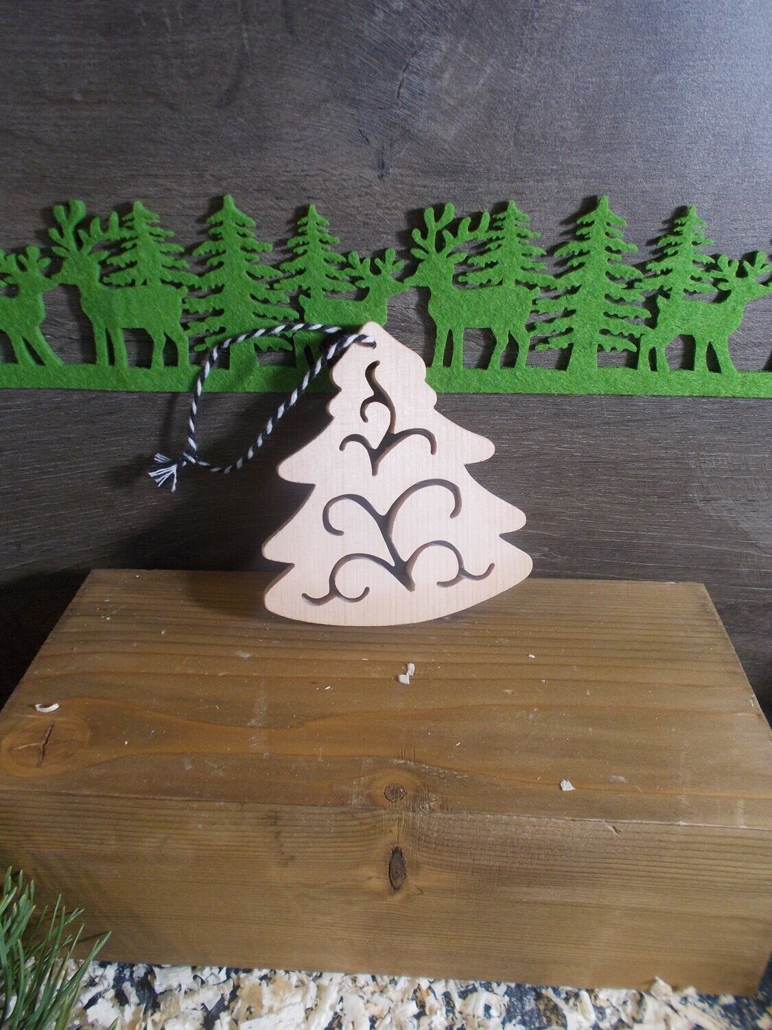 Suspension Sapin en bois -  Décoration intérieure