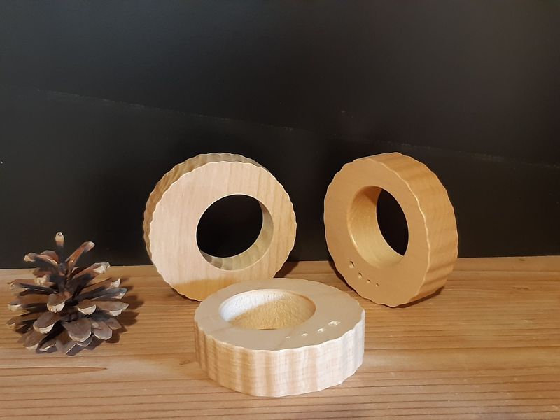 Rond de serviette en bois