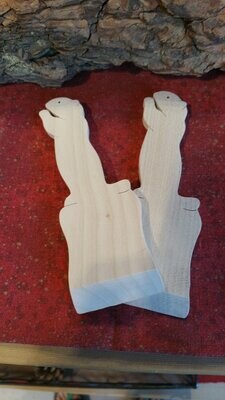 Spatule à raclette artisanale - Thème Marmotte