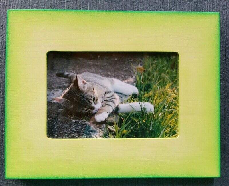Cadre en bois en couleur