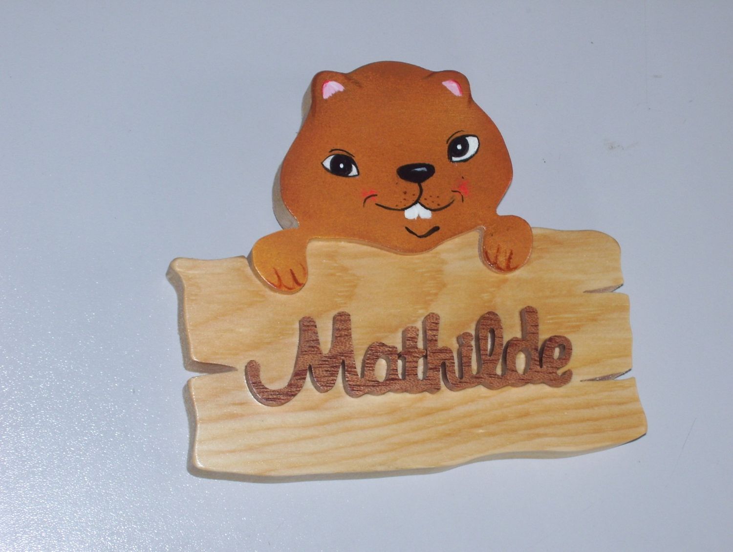Plaque de porte en bois - ENFANT Plaque de porte en bois - ENFANT