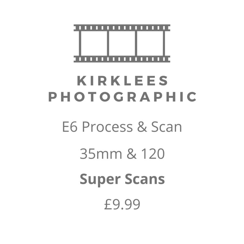E6 120 Film Dev & Scan -  Super Scans
