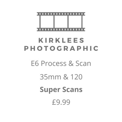 E6 120 Film Dev & Scan - Super Scans