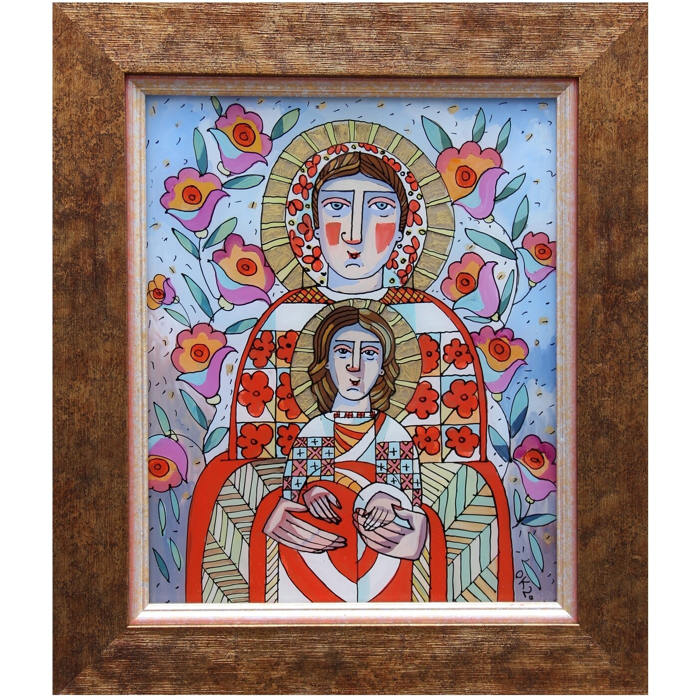 Oksana Andrushchenko &quot;Madonna in flowers&quot;