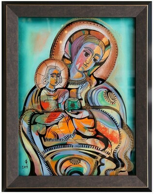 Oksana Romaniv-Triska &quot;Virgin Mary with Child&quot;