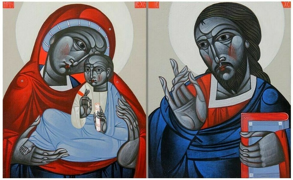 Ostap Lozynsky &quot;Mother of God&quot; and &quot;Christ&quot;