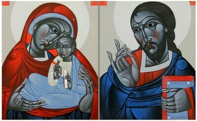Ostap Lozynsky &quot;Mother of God&quot; and &quot;Christ&quot;