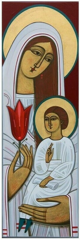 Olga Kravchenko "Mother of God “The Unfading Flower”