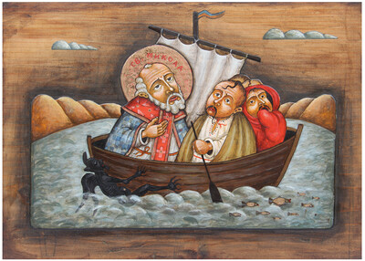 Petro Humenyuk &quot;St Nicholas calming the storm&quot;