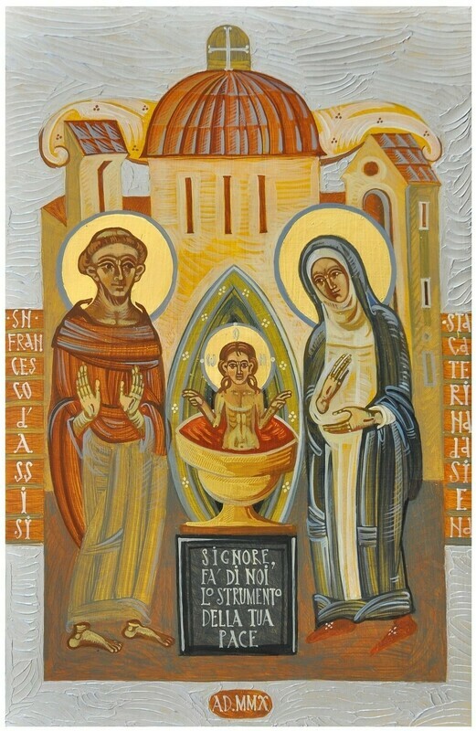 Ivanka Krypyakevych-Dymyd &quot;St Frantsysk and St Catherine&quot;