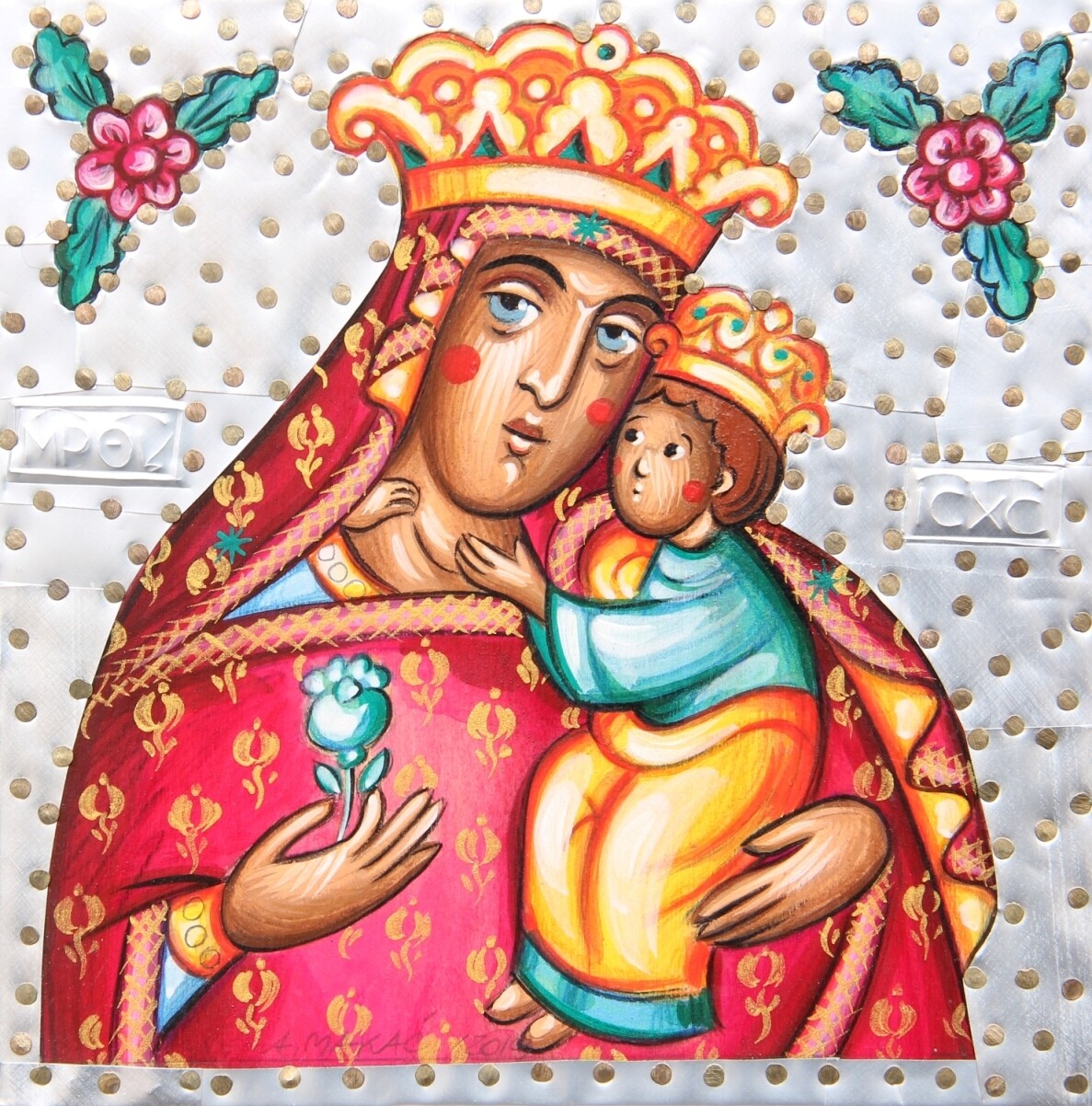 Anna Makać &quot;Mother of God “The Unfading Flower”
