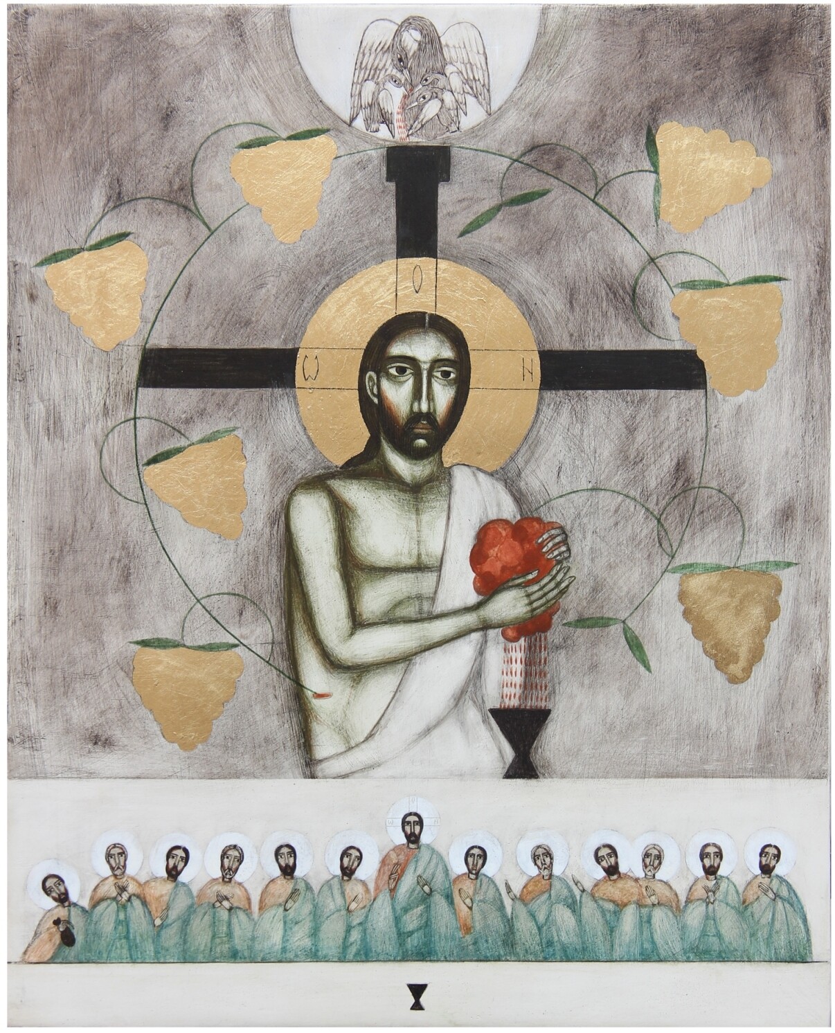 Natalya Rusetska &quot;Jesus the Grapevine&quot; and &quot;The Last Supper&quot;