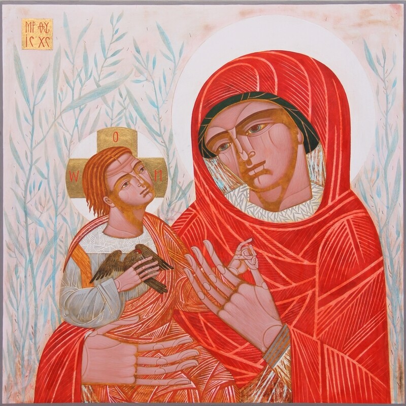 Ulyana Tomkevych &quot;Madonna with a goldfinch&quot;