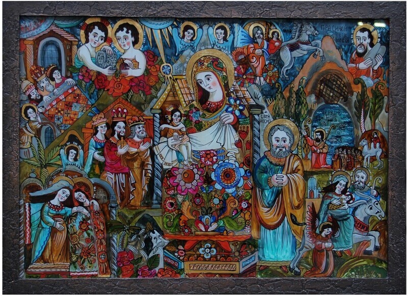 Tetyana Skoromna &quot;Nativity&quot; Part of Triptych