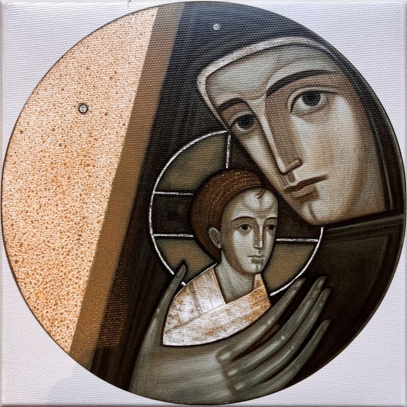 Khrystyna Yatsyniak &quot;Nativity&quot; Print on canvas
