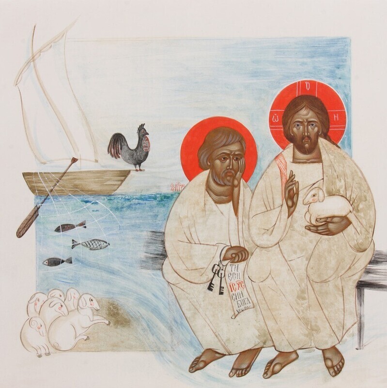 Uliana Krekhovets&#39; &quot;Saint Apostle Peter. Acceptance&quot;