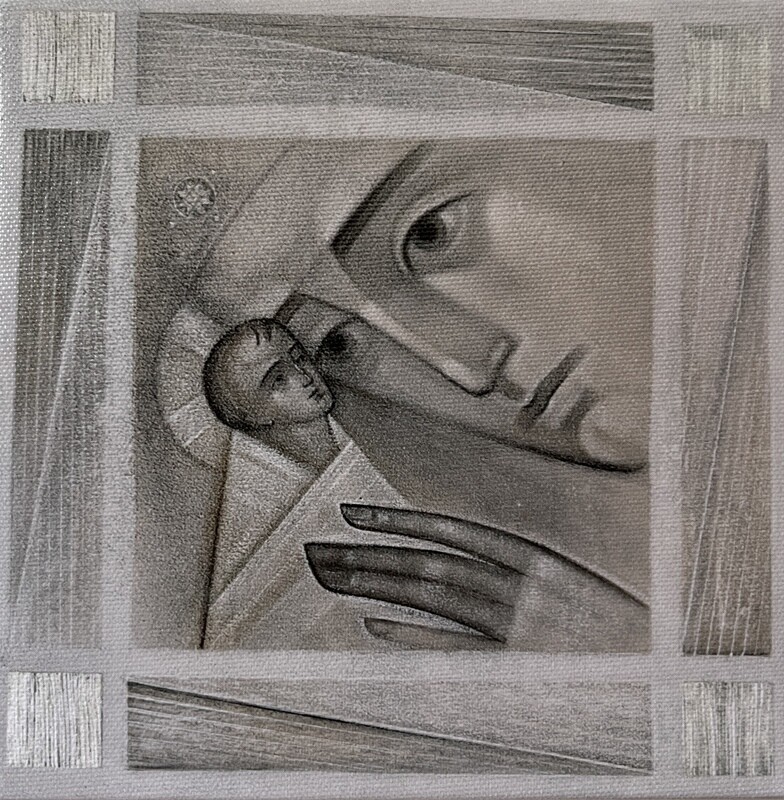 Khrystyna Yatsyniak &quot;Nativity&quot; Print on canvas