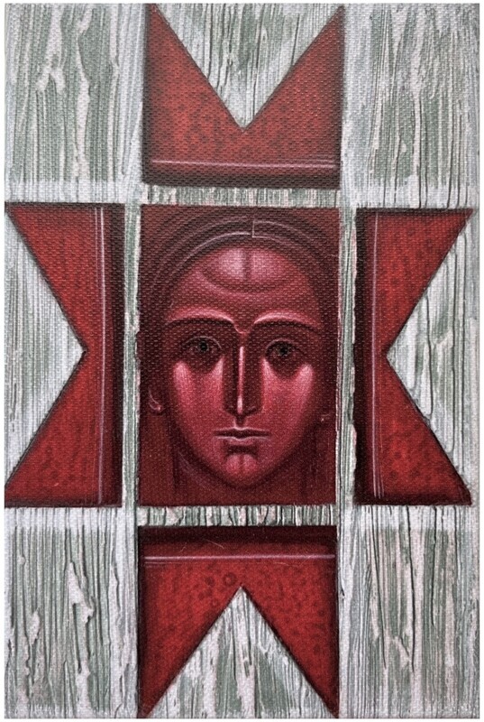 Khrystyna Yatsyniak &quot;Angel&quot; Print on canvas