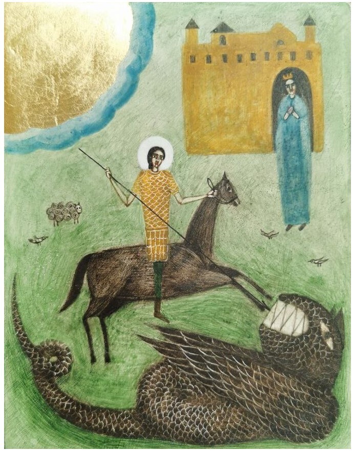 Natalya Rusetska &quot;St George slaying the dragon&quot;